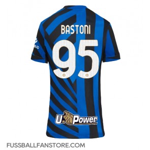 Inter Milan Alessandro Bastoni #95 Replik Heimtrikot Damen 2024-25 Kurzarm